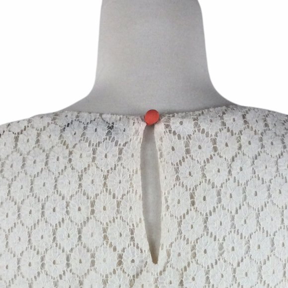 Anthropologie Ryu Cream/Peach Layered Tank, Medium - Picture 5 of 8